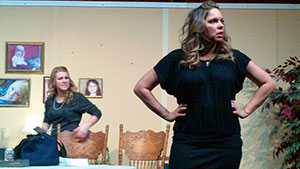 Scene from Pruning the Family Tree, the stage play.