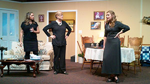 Scene from Pruning the Family Tree, the stage play.